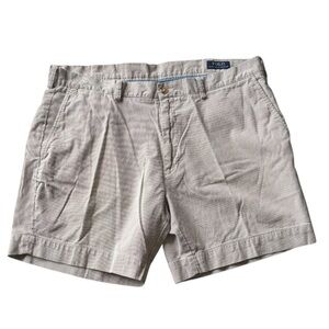 Polo Ralph Lauren 6” Classic Fit pincord striped light brown chino short | 38